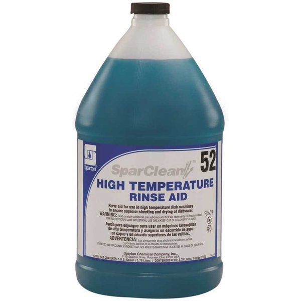 Spartan Chemical SparClean 1 Gallon High Temperature Rinse Aid 765204